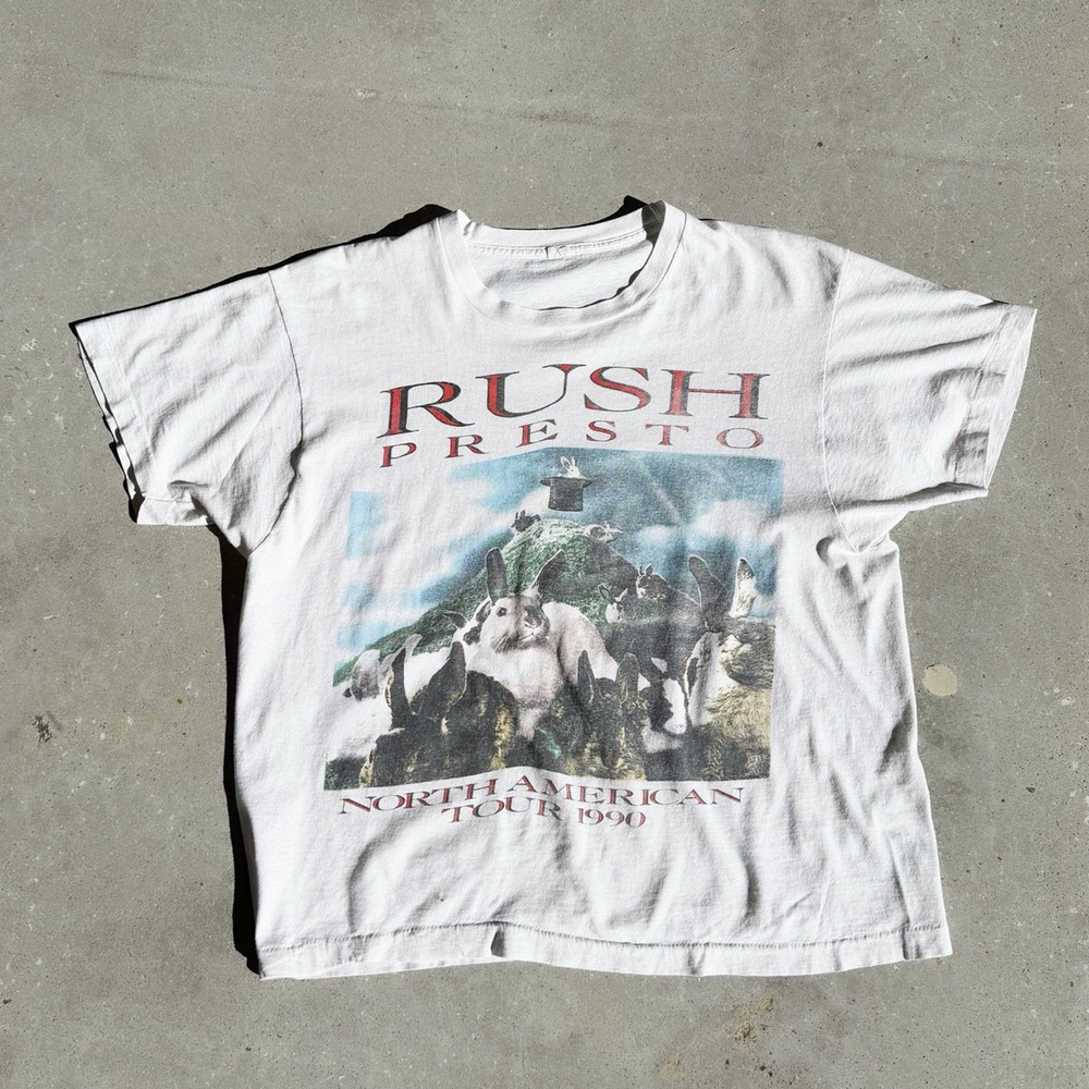 90s Rush Presto North American Tour T Shirt